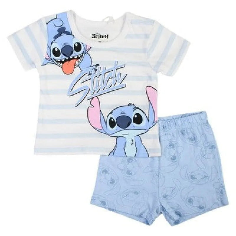 Disney Lilo & Stitch Baby-Sommer‑Set Weiches Baumwoll T‑Shirt Shorts - WS-Trend.de
