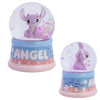 Disney Lilo und Stitch Angel mini Glaskugel Schneekugel 9 x 7 cm