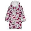 Hello Kitty Kuschelponcho Kuscheldecke mit Ärmeln Kapuze Tasche 7 bis 14 Jahre