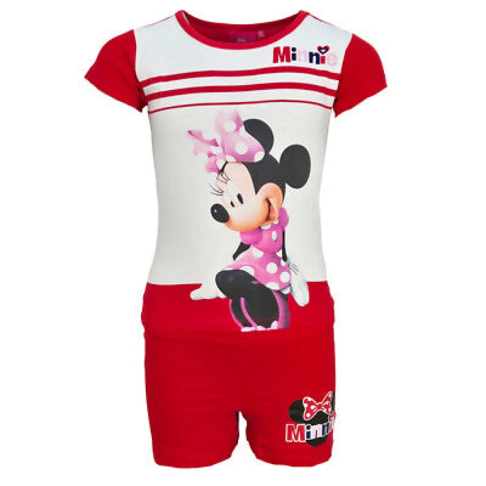 Disney Minnie Maus Kinder Mädchen Sommerset Shorts plus T-Shirt - WS-Trend.de