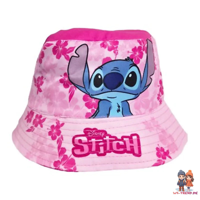 Disney Stitch Kinder Fischermütze Fischerhut Sommerhut Gr. 52 54 WS Trend.de