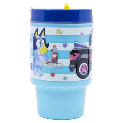 Bluey und Bingo Kinder Trinkbecher Becher mit Halm 530 ml - WS-Trend.de