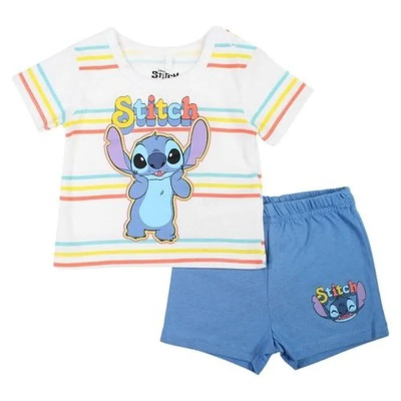 Disney Lilo & Stitch Baby Sommer Set mit Shorts T-Shirt Gr. 62 bis 86 - WS-Trend.de