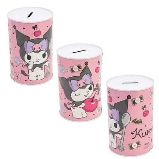 Hello Kitty Kuromi XL Spardose Sparschwein aus Weißblech 1000 ml - WS-Trend.de