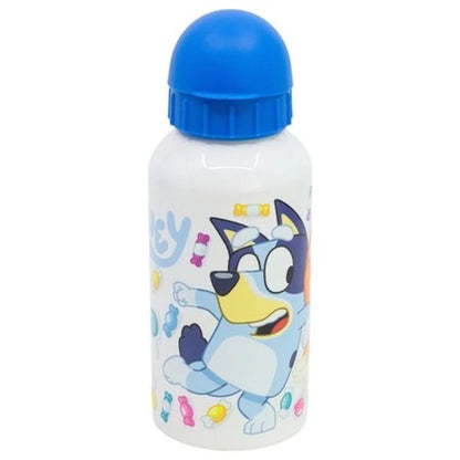 Bluey Bingo Kinder 4 teiliges Set Brotdose Alu Trinkflasche Besteck - WS-Trend.de