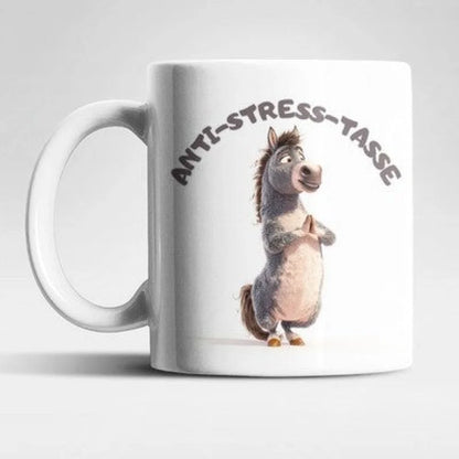 Anti Stress Tasse Yoga-Pferd Kaffeetasse/Teetasse lustige Geschenkidee - WS-Trend.de