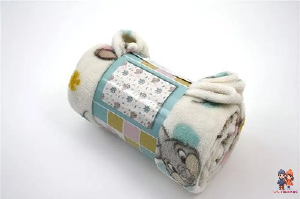 Disney Bambi Flanell Wohndecke warme Kuscheldecke 110x150 cm - WS-Trend.de