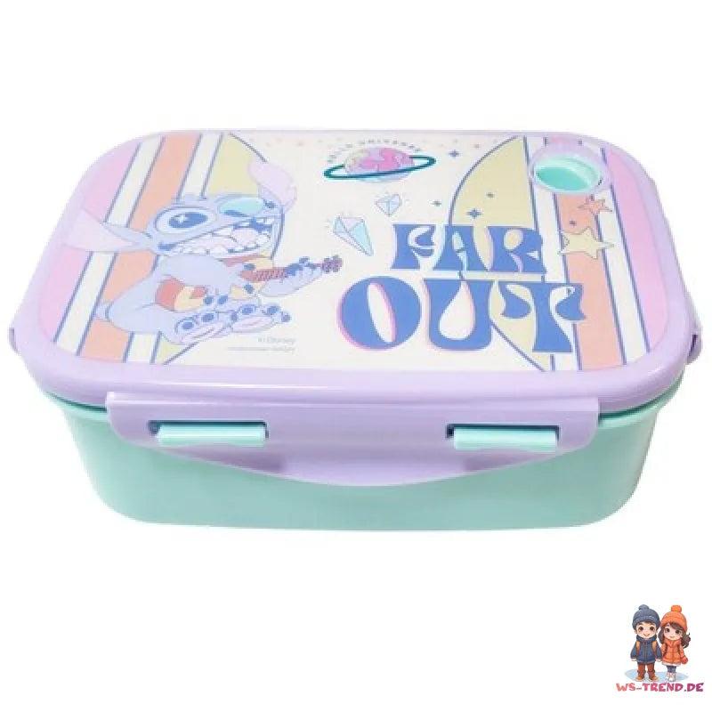 Disney Lilo und Stitch Angel 2 tlg. Set Brotdose plus Alu Trinkflasche 520 ml - WS-Trend.de