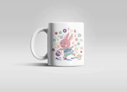 Osterhase Kakaotasse Kaffeetasse mit beidseitigem Motiv - WS-Trend.de