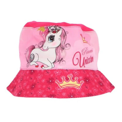 Einhorn Unicorn Kinder Fischermütze Fischerhut Sommerhut Gr. 52-54 - WS-Trend.de