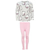 Hello Kitty Kinder Mädchen Schlafanzug Set – Rosa & Grau