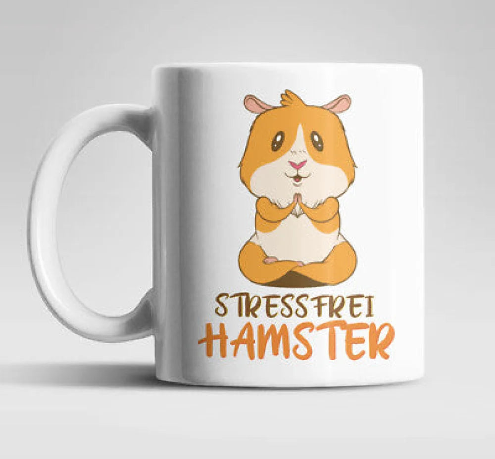 Stressfrei Anti Stress Hamster Kaffeetasse Teetasse - WS-Trend.de