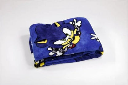 Sonic Prime Kinder Flanell Wohndecke warme Kuscheldecke 110x150 cm - WS-Trend.de