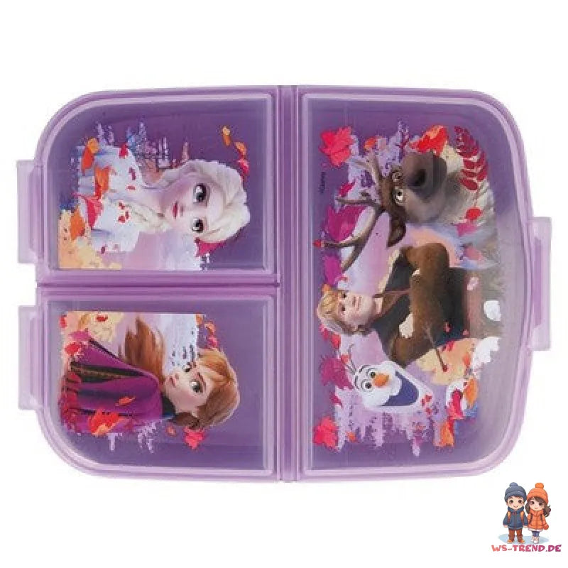 Disney Die Eiskönigin Elsa 4 tlg Kinder Set Brotdose Alu-Trinkflasche Besteck - WS-Trend.de
