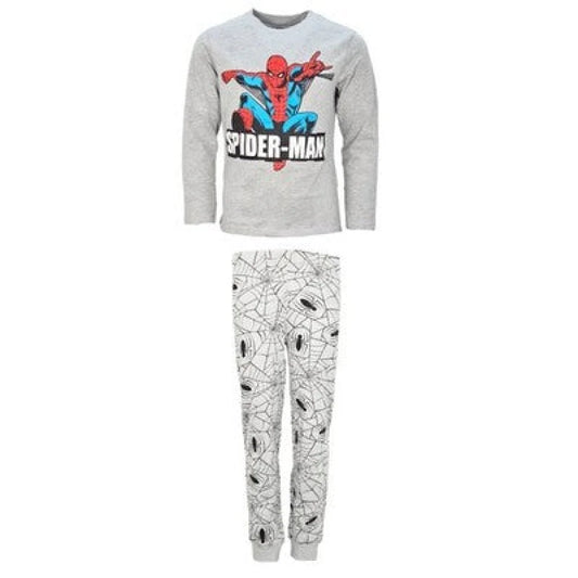 Marvel Spiderman Kinder Jungen Schlafanzug Pyjama lang - WS-Trend.de