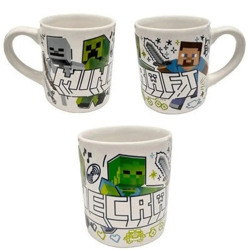 Minecraft Gamer Creeper Steve Kinder Teetasse Keramik Tasse 235 ml - WS-Trend.de