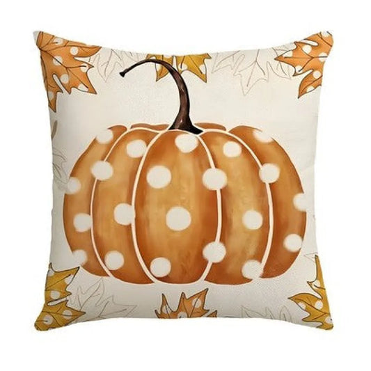 Herbst Motiv 2er Set Kissenbezug Dekokissen 45x45 cm - Bunt I - WS-Trend.de