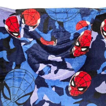 Spider-Man Flanell Decke XL - Warme Kuscheldecke mit Kapuze - WS-Trend.de