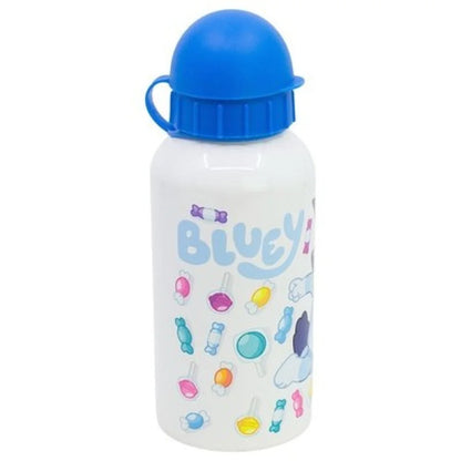Bluey Bingo Kinder 4 teiliges Set Brotdose Alu Trinkflasche Besteck - WS-Trend.de