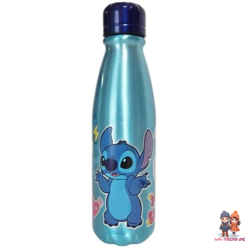 Disney Stitch Kinder Aluminium Wasserflasche Trinkflasche Flasche 600 ml - WS-Trend.de