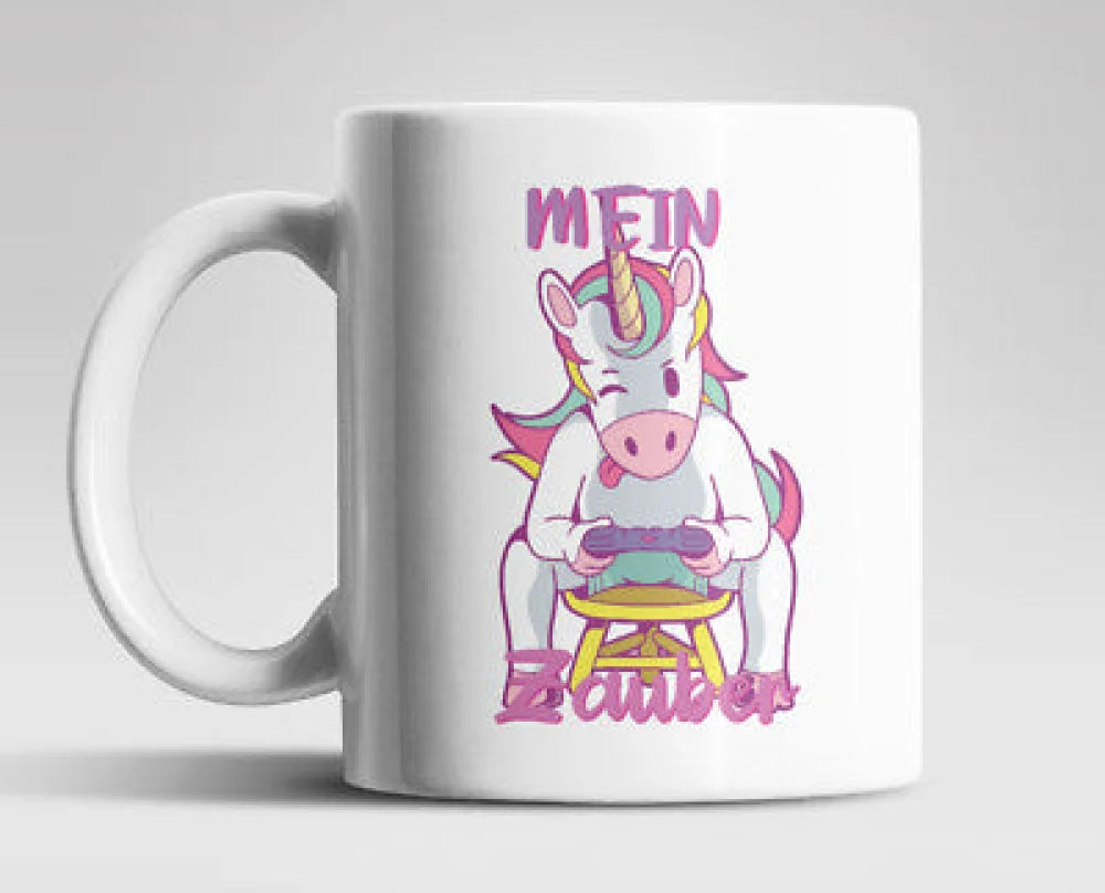 Einhorn Gamer Mein Zauber Kaffeetasse Teetasse - WS-Trend.de