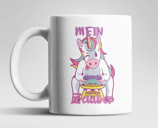 Einhorn Gamer Mein Zauber Kaffeetasse Teetasse - WS-Trend.de