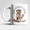 Anti Stress Erdmännchen Kaffeetasse Teetasse Tasse Geschenkidee