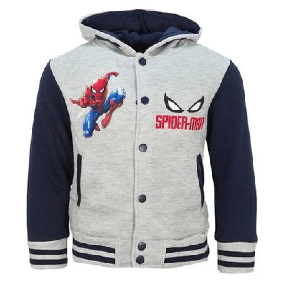 Marvel Spiderman Kinder Jungen College Jacke Kapuzenjacke - WS-Trend.de