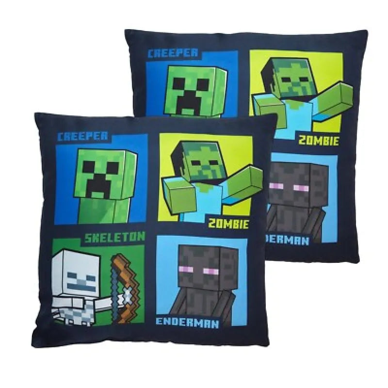 Gamer Minecraft Creeper Zombie Enderman Kissen Dekokissen 40x40 cm - WS-Trend.de