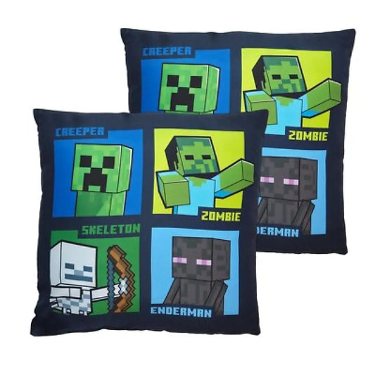 Gamer Minecraft Creeper Zombie Enderman Kissen Dekokissen 40x40 cm - WS-Trend.de
