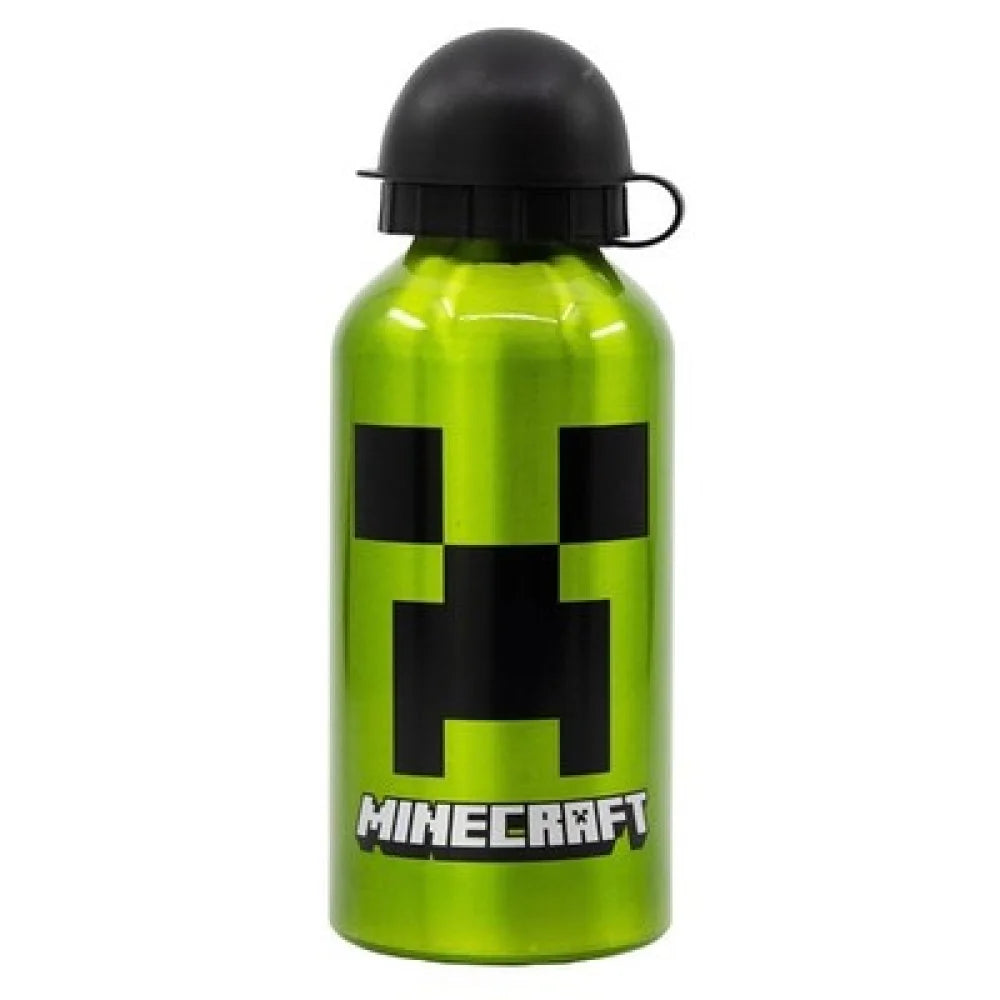 Minecraft Steve Creeper Kinder 2 tlg.Set Brotdose Alu-Trinkflasche 400 ml - WS-Trend.de