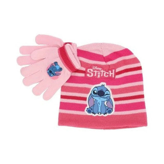 Disney Sticth Kinder Herbst Mütze Wintermütze plus Handschuhe - WS-Trend.de