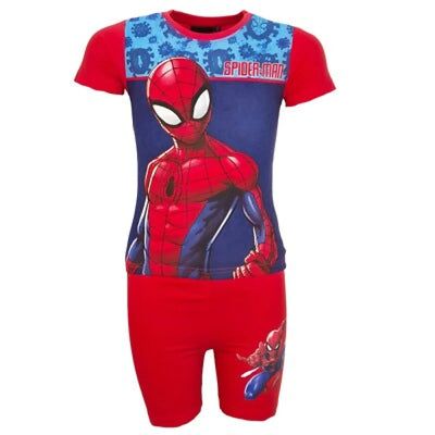 Marvel Spiderman Kinder Jungen Sommerset Shirt Shorts - WS-Trend.de