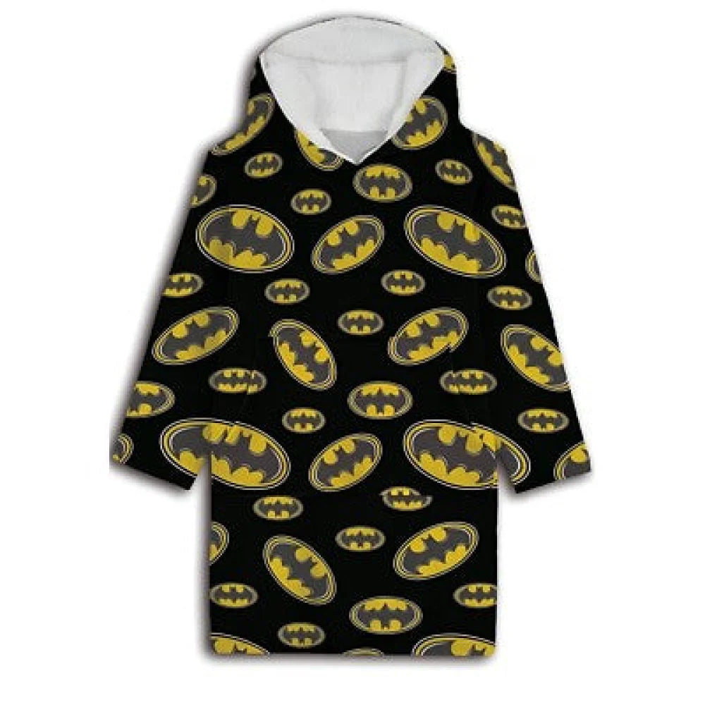 Batman Herren Kuschelponcho mit Ärmeln Kapuze Tasche XS-L - WS-Trend.de