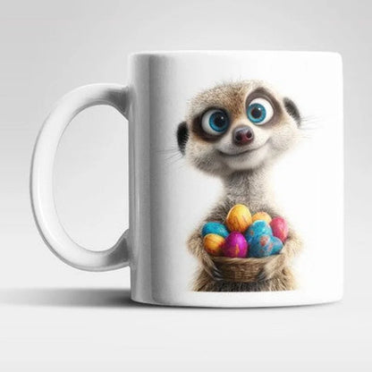 Ostern Erdmännchen Ostereier Kaffeetasse Teetasse Tasse Geschenkidee - WS-Trend.de