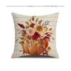 Herbst Motiv 2er Set Kissenbezug Dekokissen 45x45 cm - 45x45 cm, Bunt, E