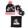 Disney Minnie Maus Set Kinder Wintermütze Snood plus Handschuhe