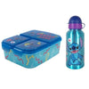 Disney Stitch 2 tlg. Lunch Set Brotdose mit 3 Kammern Alu-Trinkflasche