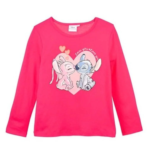 Disney Lilo und Stitch Angel Kinder Mädchen Langarmshirt Shirt - WS-Trend.de