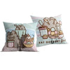 Pusheen the Cat Katze Kissen Dekokissen 40 x 40 x7 cm