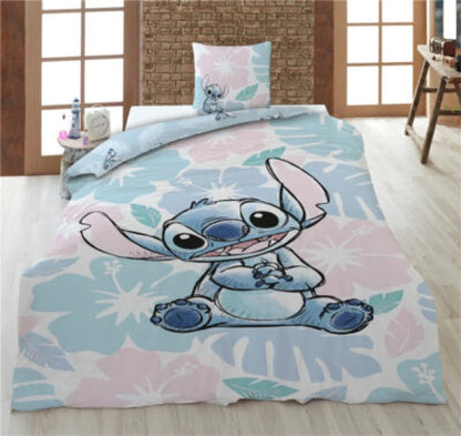 Disney Stitch Angel Kinder Bettwäsche 2tlg. Set 135-140x200 65x65 - WS-Trend.de