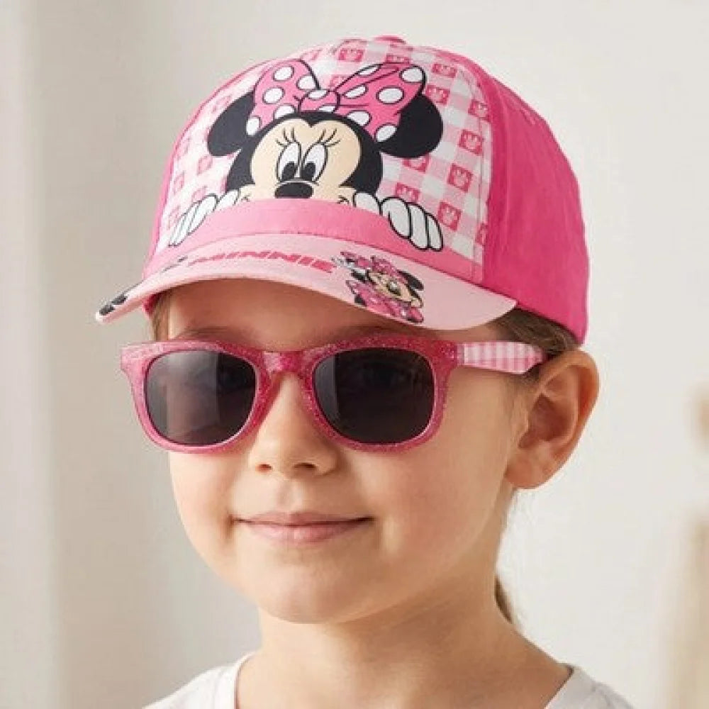 Disney Minnie Maus Kinder Basecap Baseball Kappe Mütze plus Sonnenbrille Gr. 52 - WS-Trend.de