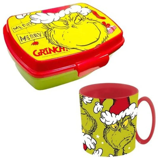 Disney der Grinch Kinder 2 teiliges Lunch Set Brotdose plus Becher - WS-Trend.de