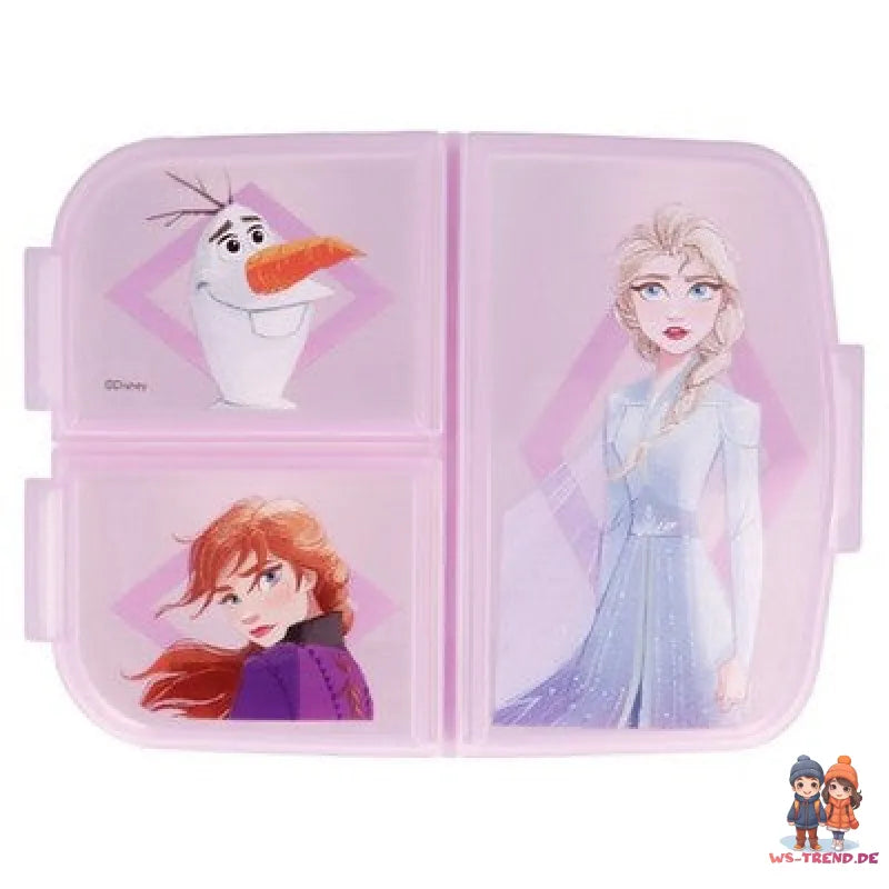 Disney Die Eiskönigin Elsa 4 tlg Kinder Set Brotdose Alu-Trinkflasche Besteck - WS-Trend.de