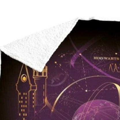 Harry Potter Hogwarts Coral Decke warme Kuscheldecke Wohndecke 130x170 cm - WS-Trend.de