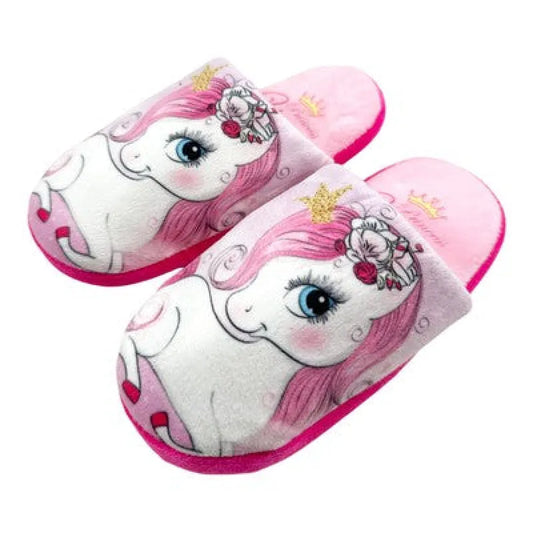 Süßes Einhorn Unicorn Mädchen Kinder Hausschuhe Slipper Pantoffeln 26 WS Trend.de