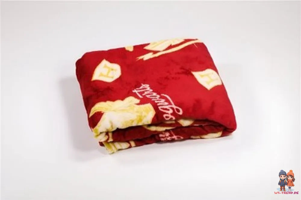 Harry Potter Hogwarts Flanell Wohndecke warme Kuscheldecke 110x150 cm - WS-Trend.de