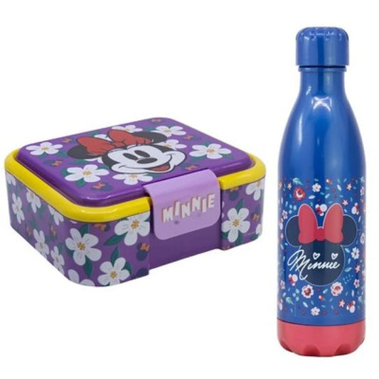 Disney Minnie Maus Mädchen 2 tlg. Set XL Brotdose Trinkflasche - WS-Trend.de