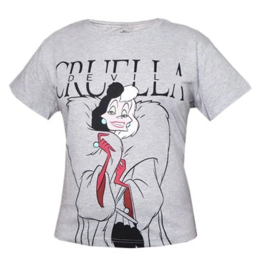 Disney Cruella Devil Damen kurzarm T-Shirt Shirt - WS-Trend.de