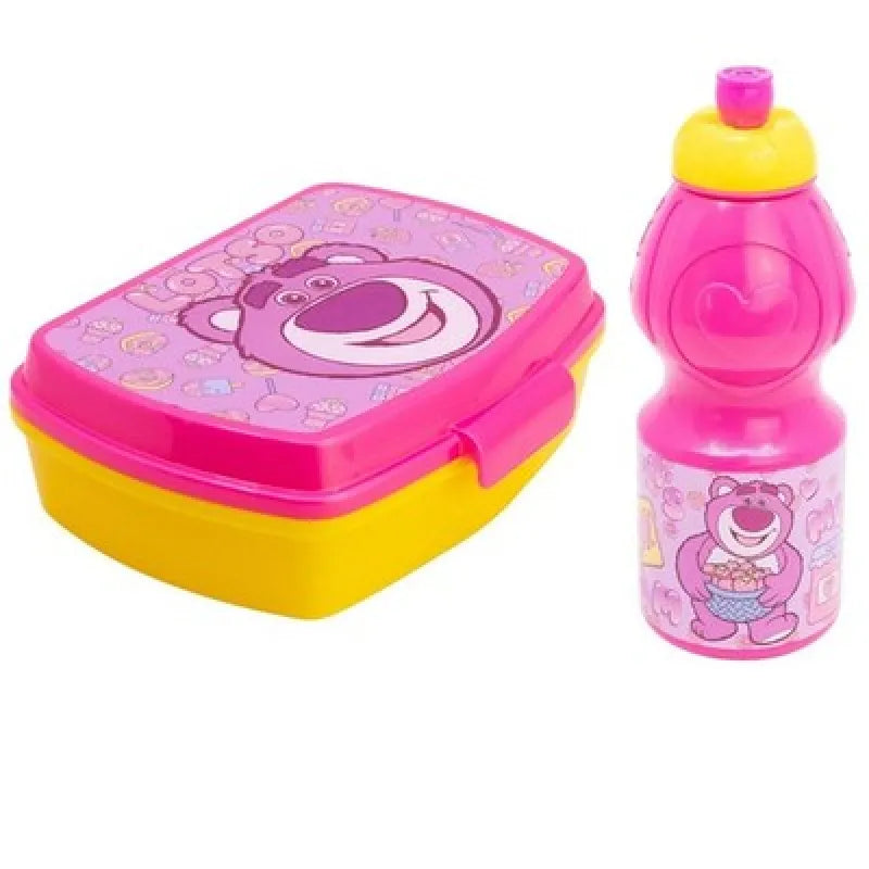 Disney Toy Story Lotso 2 tlg. Lunch Set Brotdose Trinkflasche 400 ml - WS-Trend.de